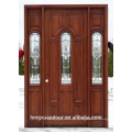Design de porta de madeira de teca, porta de madeira maciça, design de porta de vidro de madeira